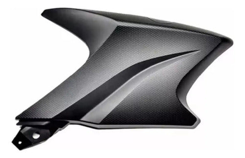 Tomada de Ar Direita Yamaha Factor 125 150 Preto Fosco