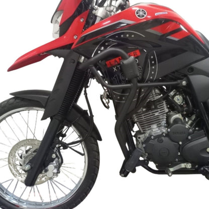 Protetor de Motor com Pedaleira Chapam Yamaha Lander 250 2019 a 2024 Preto Fosco