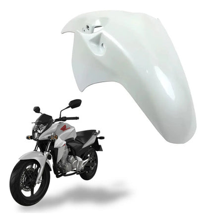 Paralama Dianteiro Paramotos Honda Cb 300r 2013 a 2015 Branco Perolizado