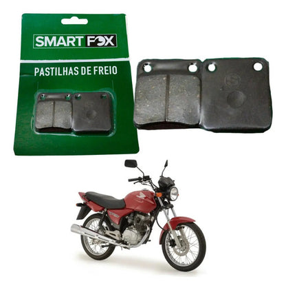 Pastilha de Freio Dianteira Smartfox Honda Cg 125 150 Titan Cbx 150 Aero 200 Strada Dafra Speed 150