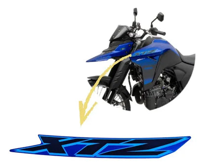 Adesivo da Capa do Tanque Esquerda Yamaha Lander 250 2025 Azul