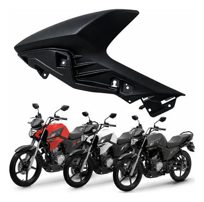 Aba do Tanque Esquerda Yamaha Factor Dx 150 2025 em diante Preto Fosco