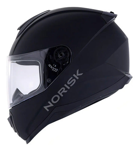 Capacete Norisk Razor Solid Preto Fosco