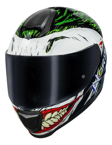 Capacete Norisk Razor Joker Preto Fosco