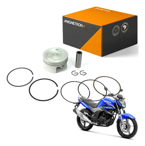 Kit Pistão com Anéis Magnetron Yamaha Fazer Lander Ténéré 250 0,75 mm