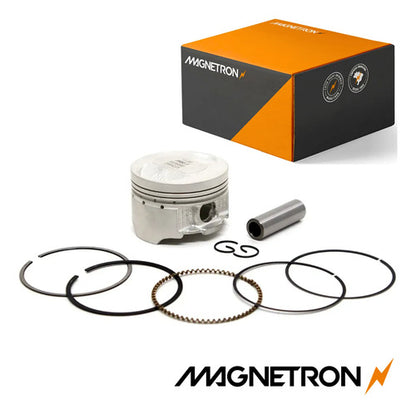 Kit Pistão com Anéis Magnetron Honda Cg 125 Titan Cargo 2002 a 2004 1,00 mm