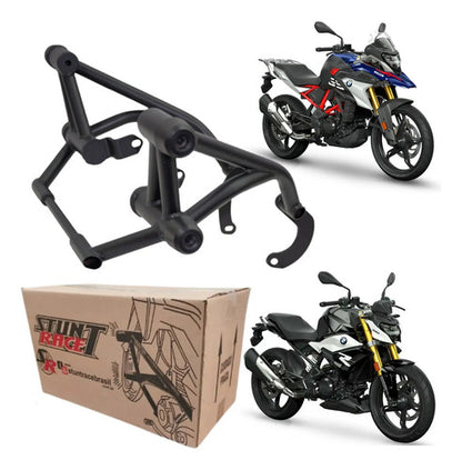 Protetor de Motor Stunt Race Cage BMW G 310 Gs 2018 em diante G 310 R 2017 em diante Preto Fosco