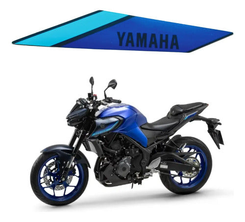 Adesivo da Rabeta Lateral Esquerda Yamaha Mt-03 2023 a 2025 Azul