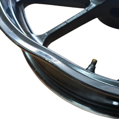 Roda Liga Leve Traseira Yamaha Fazer Fz25 250 2018 a 2025 Yzf-R15 2024 a 2025 Preto Avariada