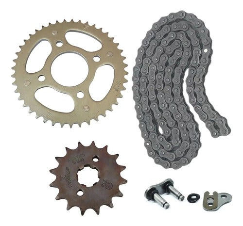 Kit Relação Smartfox com Retentor Honda Cg 150 Titan Fan 428HO 118L 43/16T
