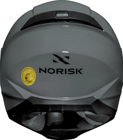 Capacete Norisk Razor Solid Cinza Brilhante