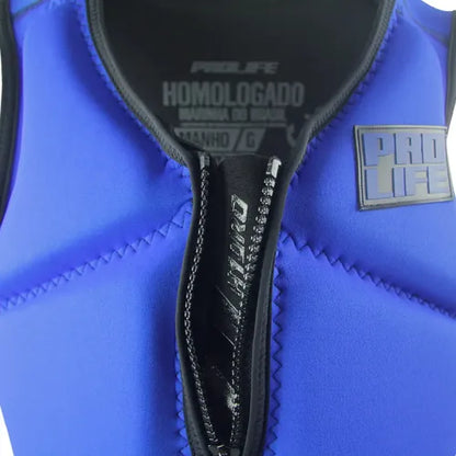 Colete Salva Vidas Homologado Hydro Prolife Tecnológico Slim Azul