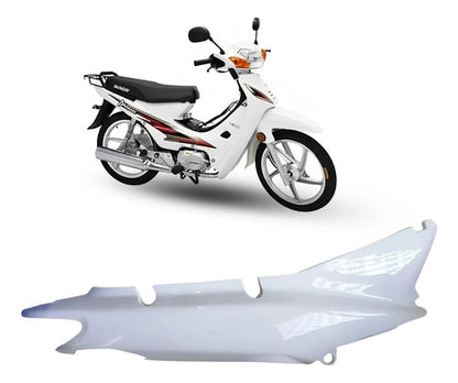 Rabeta Lateral Direita Iron Shineray Phoenix 50 Xy 50q 2011 a 2019 Branco