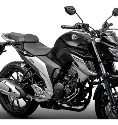 Rabeta Lateral Direita Yamaha Fazer Fz25 250 2018 a 2024 Preto Brilhante