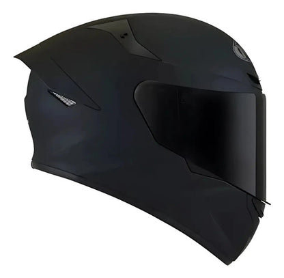 Capacete KYT TT-Course Solid Preto Fosco Tamanho 60/L