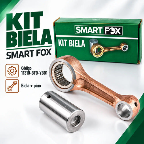 Kit Biela com Pino e Rolamento Smartfox Yamaha Fazer Lander Ténéré 250