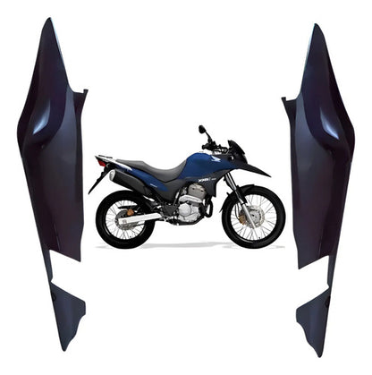 Par de Rabetas Laterais Paramotos Honda Xre 300 2010 a 2012 Azul
