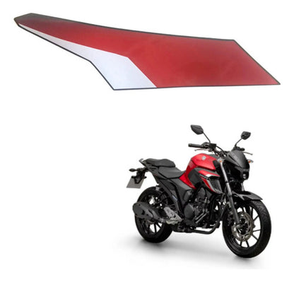 Adesivo da Aleta da Aba do Tanque Esquerda Yamaha Fazer Fz25 250 2024 Vermelho