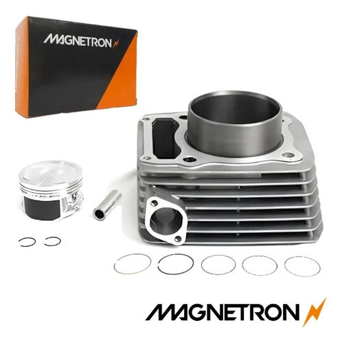 Kit Cilindro Pistão e Anéis Magnetron Honda Xre 300 2010 em diante Cb 300r 2009 em diante