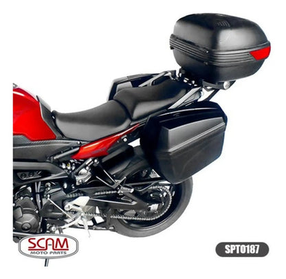 Suporte de Baú Bagageiro Lateral Scam Yamaha Tracer 900 2017 a 2018