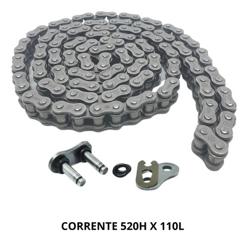 Kit Relação Smartfox com Retentor Honda Cb 300r 2009 em diante 520OH 110L 37/13T