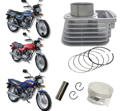 Kit Cilindro Pistão e Anéis Smartfox Honda Cg 125 Titan Today 1992 a 1999