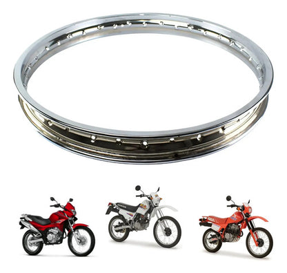 Aro de Roda Dianteira Smartfox Honda Xlr Xls 125 Tornado 250 Nx 400 Falcon Xr 200r 1.85x21 Cromado