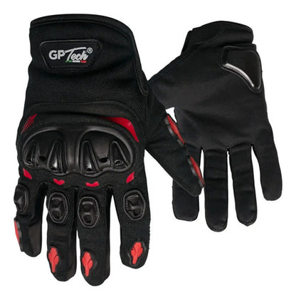 Luva GP Tech Highway Preto Vermelho Tamanho GG