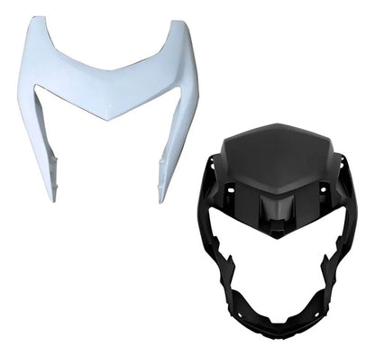 Kit Carenagem do Farol Paramotos Honda Bros 160 2015 a 2021 Branco