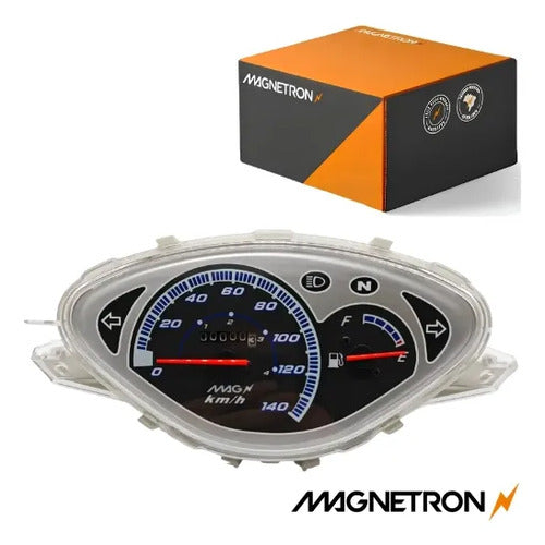 Medidor Painel Velocímetro Magnetron Honda Biz 125 2006 a 2008 Partida a Pedal