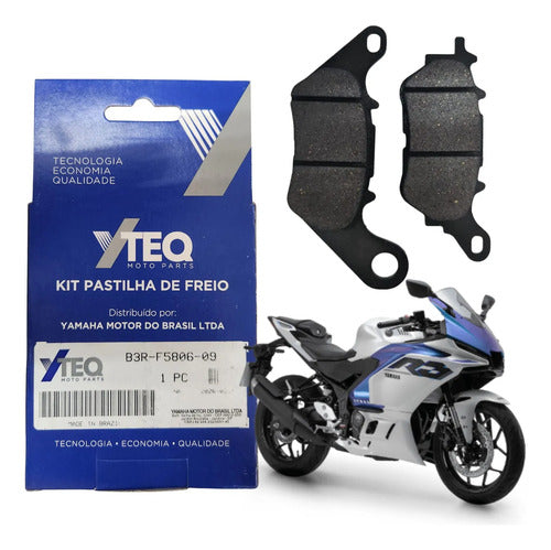 Pastilha de Freio Traseira Y-TEQ Yamaha Mt-03 Yzf-R3 2016 em diante