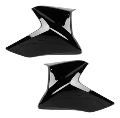 Par de Guias de Ar Abas do Tanque Paramotos Honda Cb 300r 2009 em diante Preto Brilhante