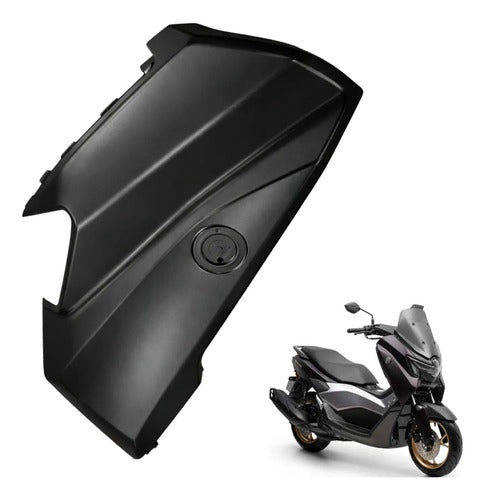 Carenagem Lateral do Farol Esquerda Yamaha Nmax 160 2025 em diante Preto Fosco