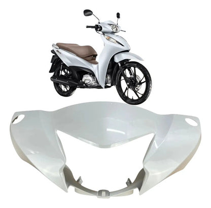 Capa do Farol Paramotos Honda Biz 125 2025 a 2026 Branco Perolizado