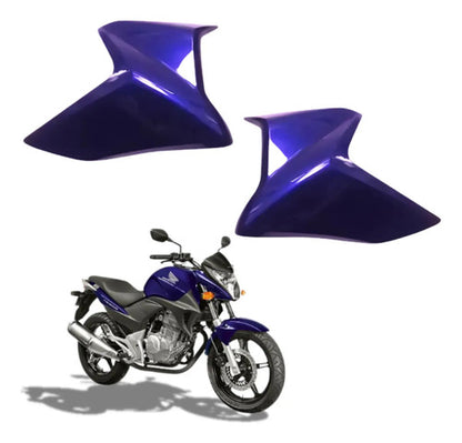 Par de Guias de Ar Abas do Tanque Paramotos Honda Cb 300r 2011 Roxo