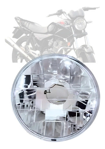 Farol Bloco Óptico sem Lâmpada Smartfox Honda Cg 150 Titan Fan Cargo 2004 a 2013