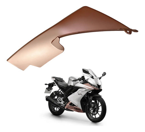 Bananinha Carenagem Lateral do Farol Direita Yamaha Yzf-R15 2026 em diante Branco Bronze