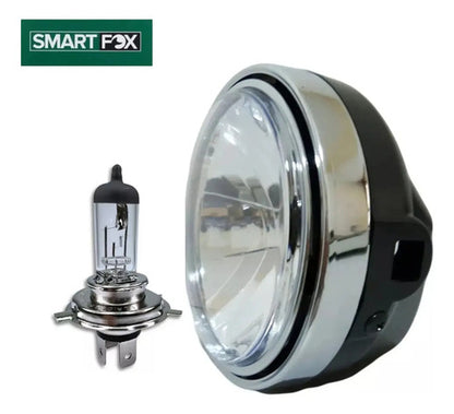 Farol Bloco Óptico com Lâmpada Smartfox Yamaha Factor 125 2006 a 2008 Fazer 250 2006 a 2010