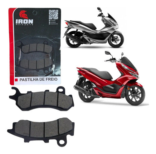 Pastilha de Freio Dianteira Iron Honda Pcx 150 2014 a 2018