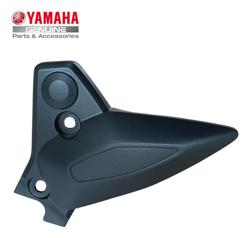 Tampa do Estribo Pedaleira Esquerda Yamaha Factor 125 2019 em diante Factor 150 2018 em diante Preto