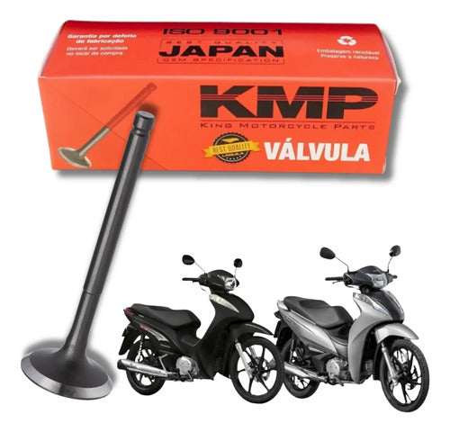 Válvula de Admissão KMP Honda Biz 125 2005 a 2025
