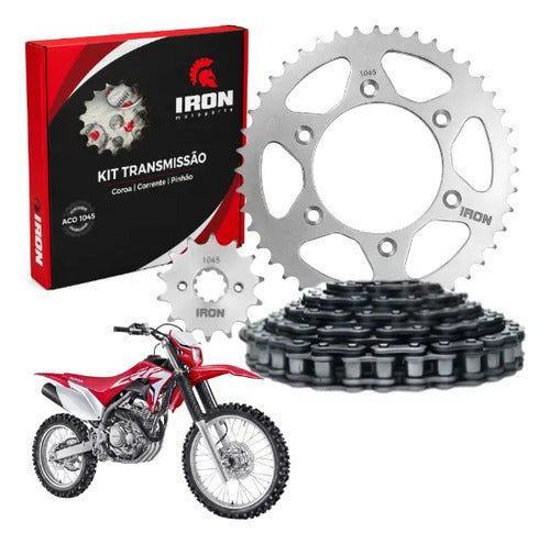 Kit Relação Iron sem Retentor Honda Crf 250f 2019 em diante 520H 112L 50/13T