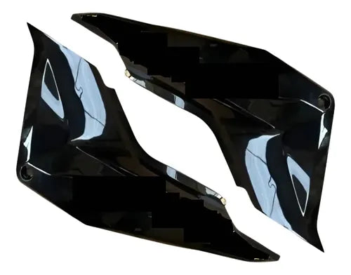 Par de Guias de Ar Abas do Tanque Paramotos Honda Bros 160 2022 a 2024 Preto