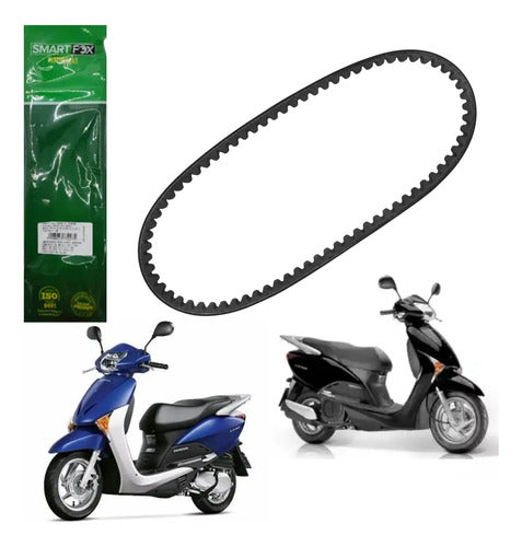 Correia de Embreagem Correia CVT Smartfox Honda Lead 110 2010 a 2015 Suzuki Burgman 125 2006 a 2010