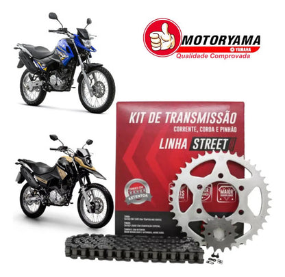 Kit Relação DID Premium com Retentor Yamaha Crosser 150 2014 a 2024 428HXV 122L 41/14T