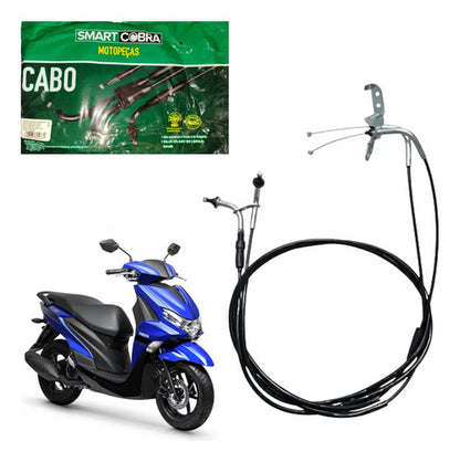 Cabo do Acelerador A e B Smartfox Yamaha Fluo 125 2023 a 2025