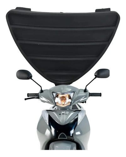 Emblema da Carenagem Frontal Iron Shineray Jet 50 125 Preto