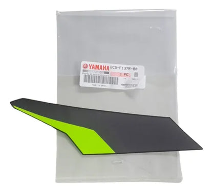 Adesivo da Aleta da Aba do Tanque Esquerda Yamaha Fazer Fz25 250 2024 Cinza Verde Fosco
