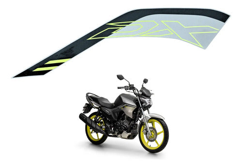 Adesivo da Aba do Tanque Direita Yamaha Factor Dx 150 2025 Prata