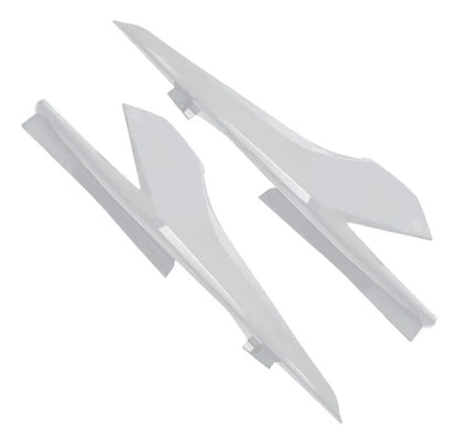 Par de Rabetas Laterais Paramotos Honda Cg 160 Titan 2022 a 2024 Branco
